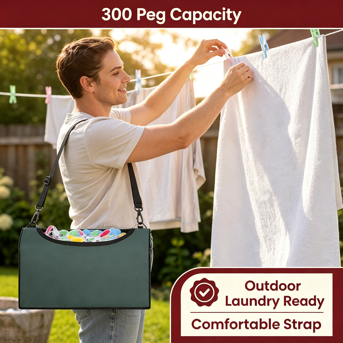 Waterproof Peg Storage Bag